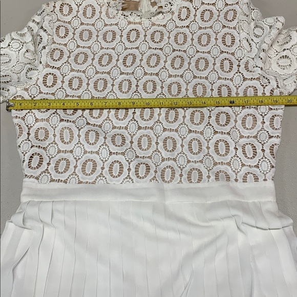 Ivy City Co White Lace Midi Dress XL - Picture 14 of 16